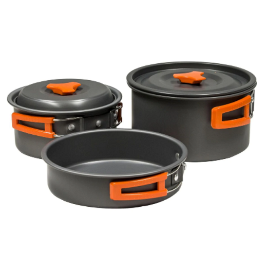 Ensemble de casseroles de camping - Gamelle - 2 pièces - Aluminium -  Gamelle - Cuisine | bol