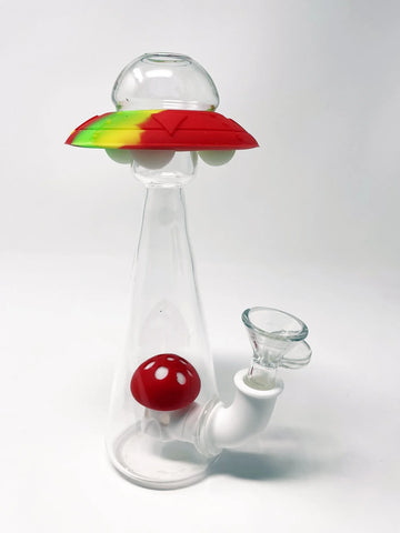 Alien Mushroom silicone hybrid bong