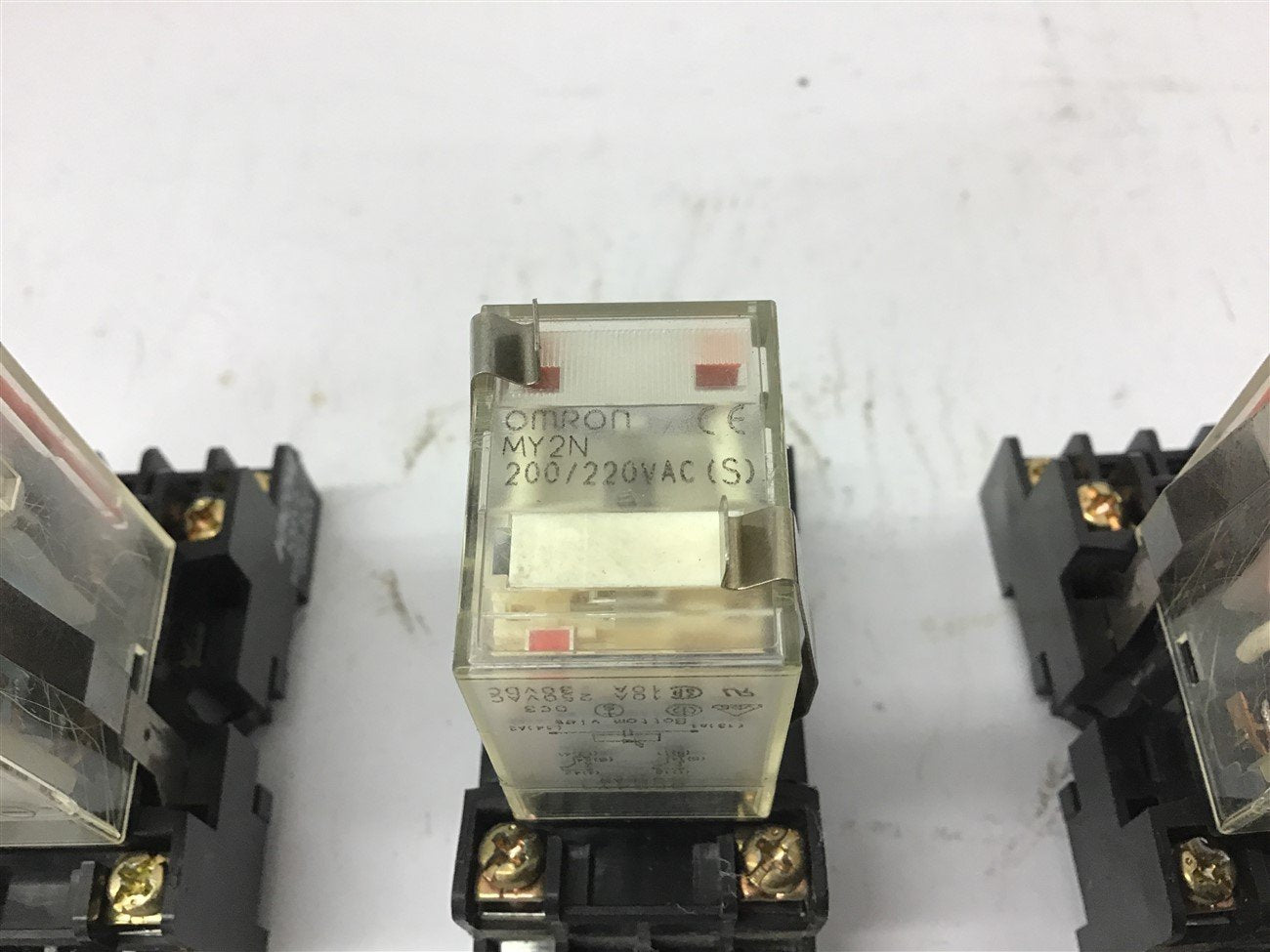 Omron MY2N 200-220 Vac Relay with Base Lot Of 3 – BME Bearings and