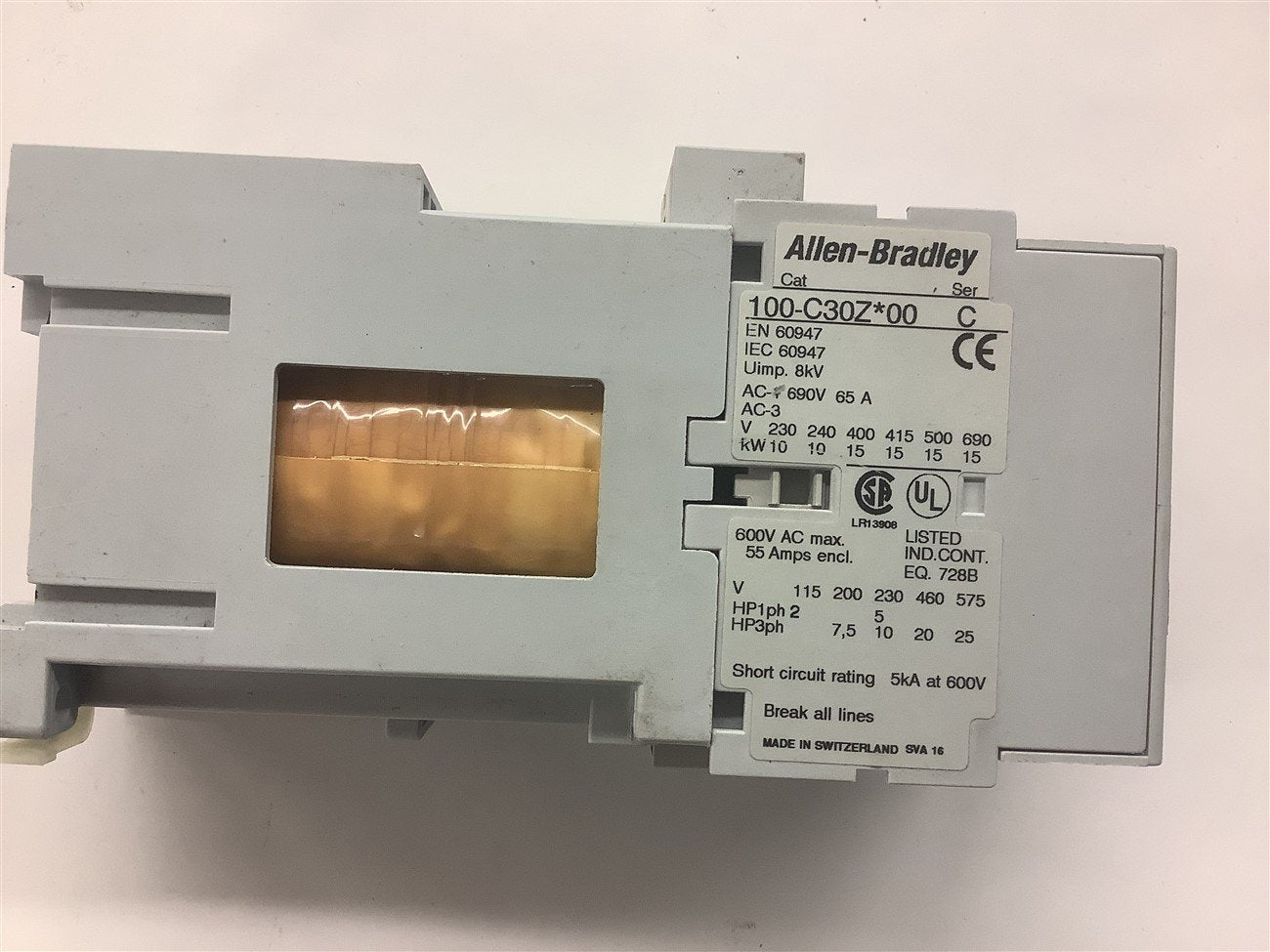 10 x Allen-Bradley 100-C30*00 Contactors