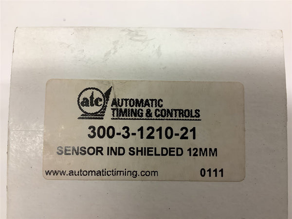 ATC 300-3-1210-21 Sensor Ind Shielded 12 MM – BME Bearings and Surplus