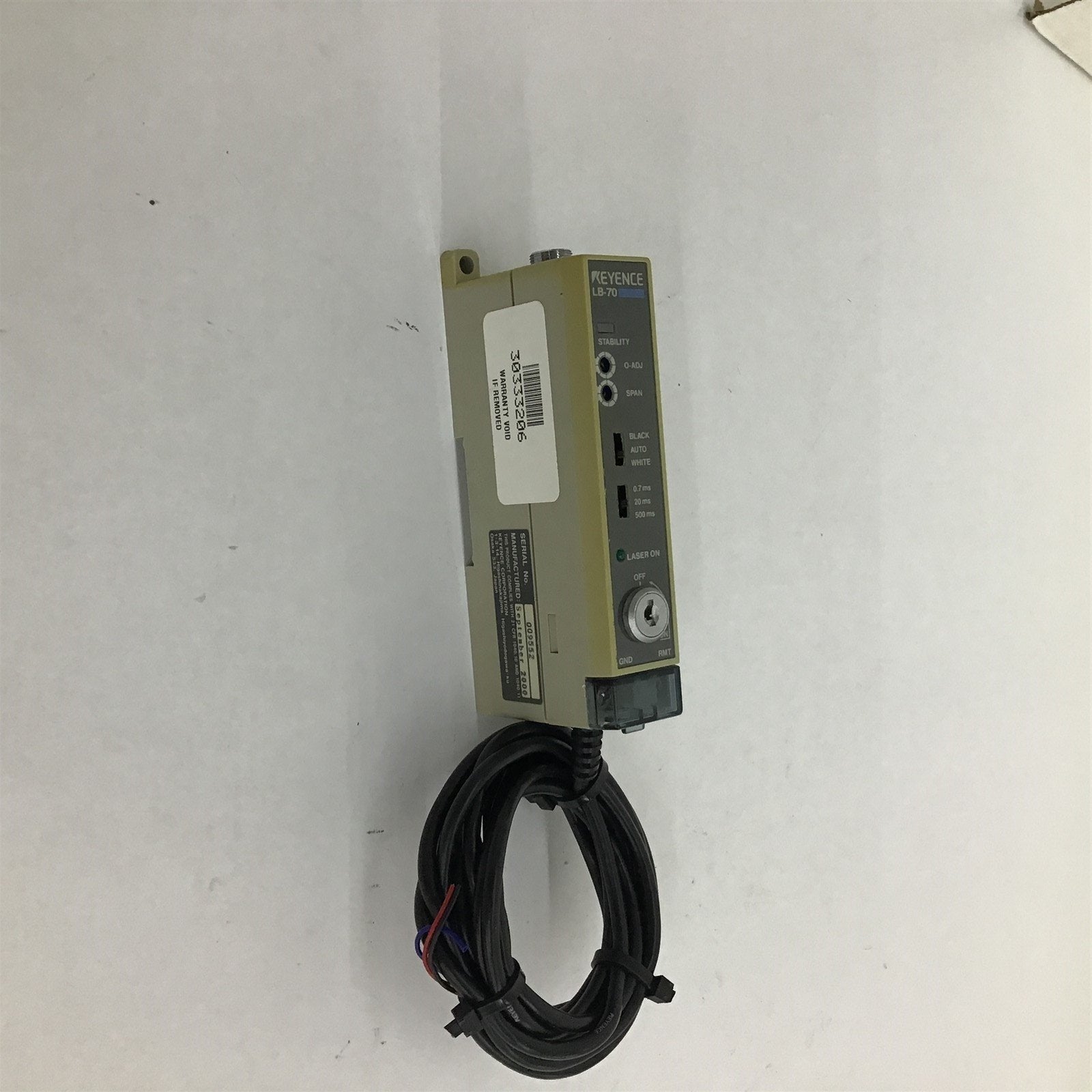 Keyence LB-70 Laser Displacement Sensor – BME Bearings and Surplus