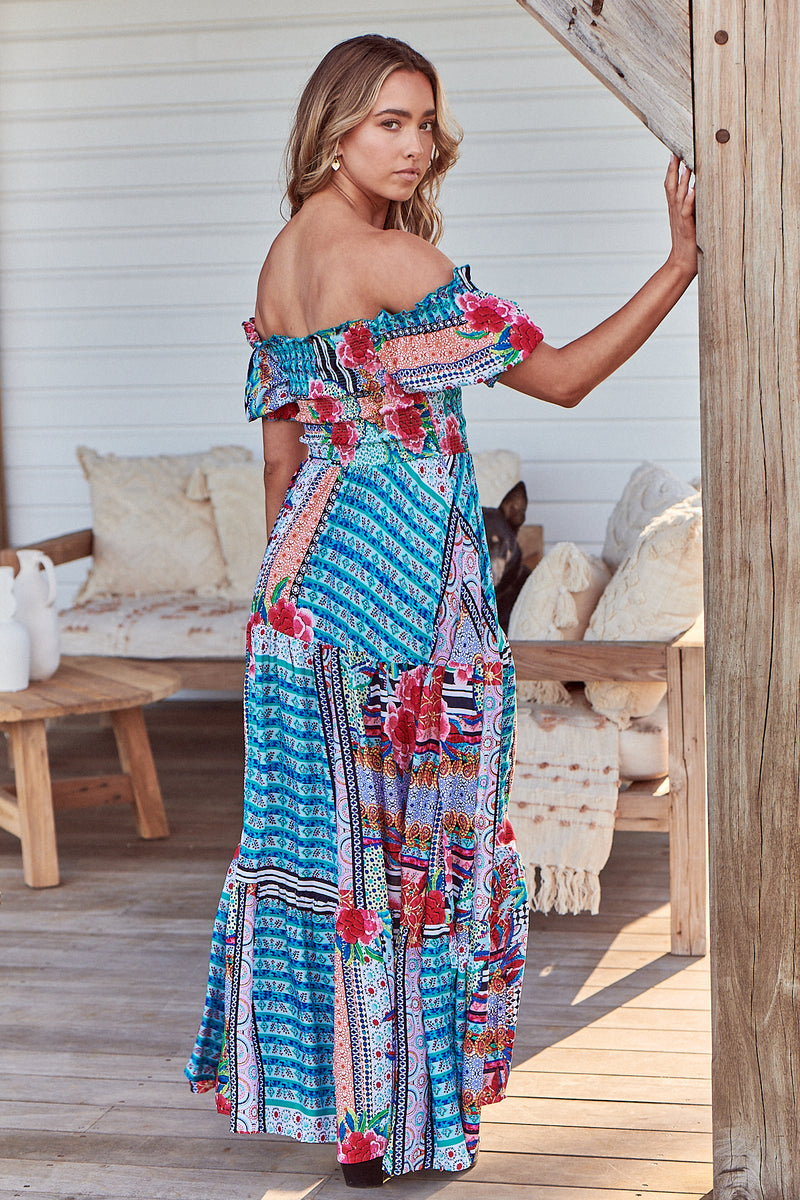 Claudette Maxi Dress - Havana – Arizonia Rose