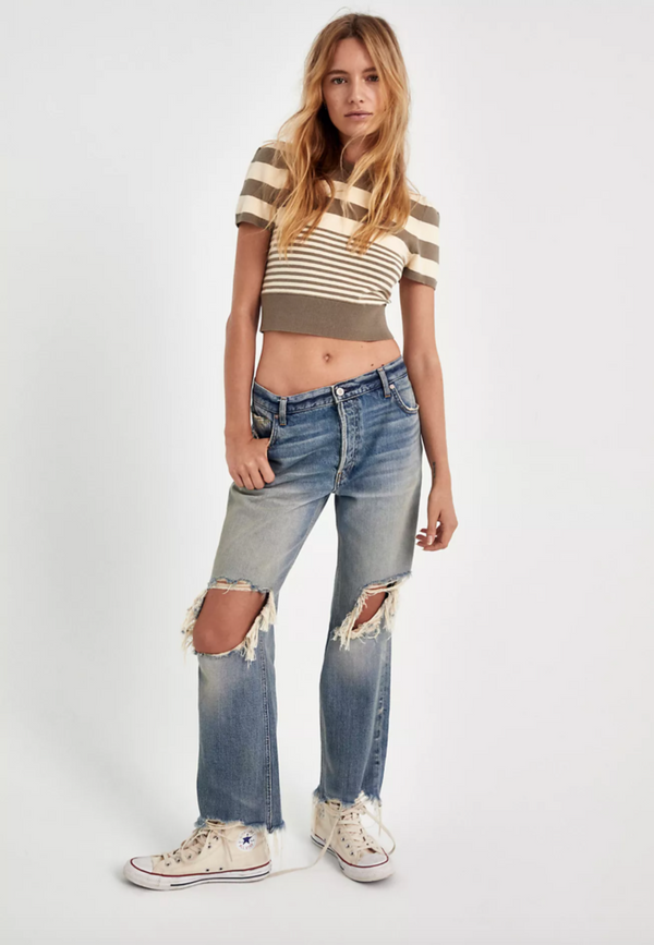 We The Free Hazel Pull-On Drop-Waist Jeans by at Free People - ShopStyle  Shorts