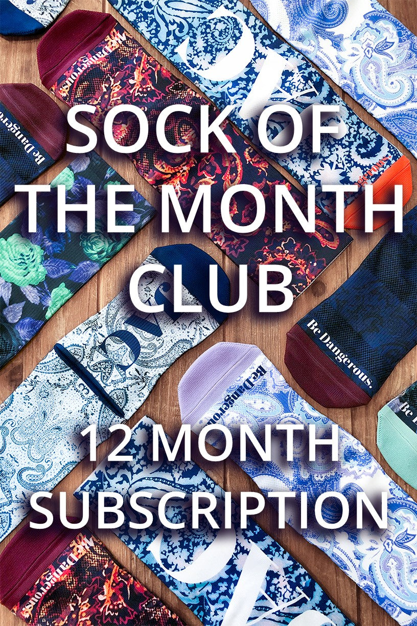 Sock Of The Month Subscription / 1 Year – Jeff Alpaugh Custom