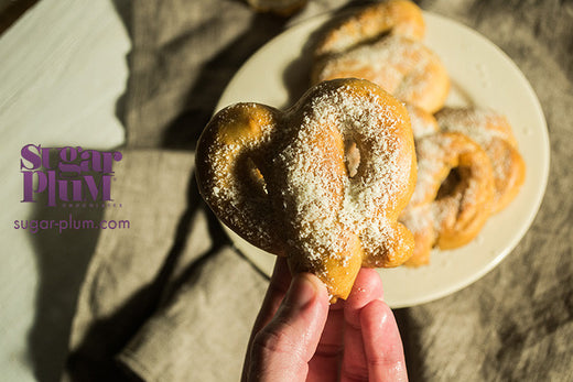 Pretzels de cerveza parmesana