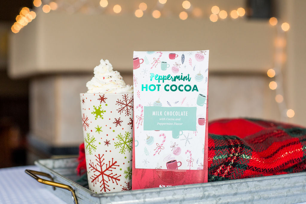 Peppermint Hot Cocoa Chocolate Bar - 4-Pack - Sugar Plum Chocolates