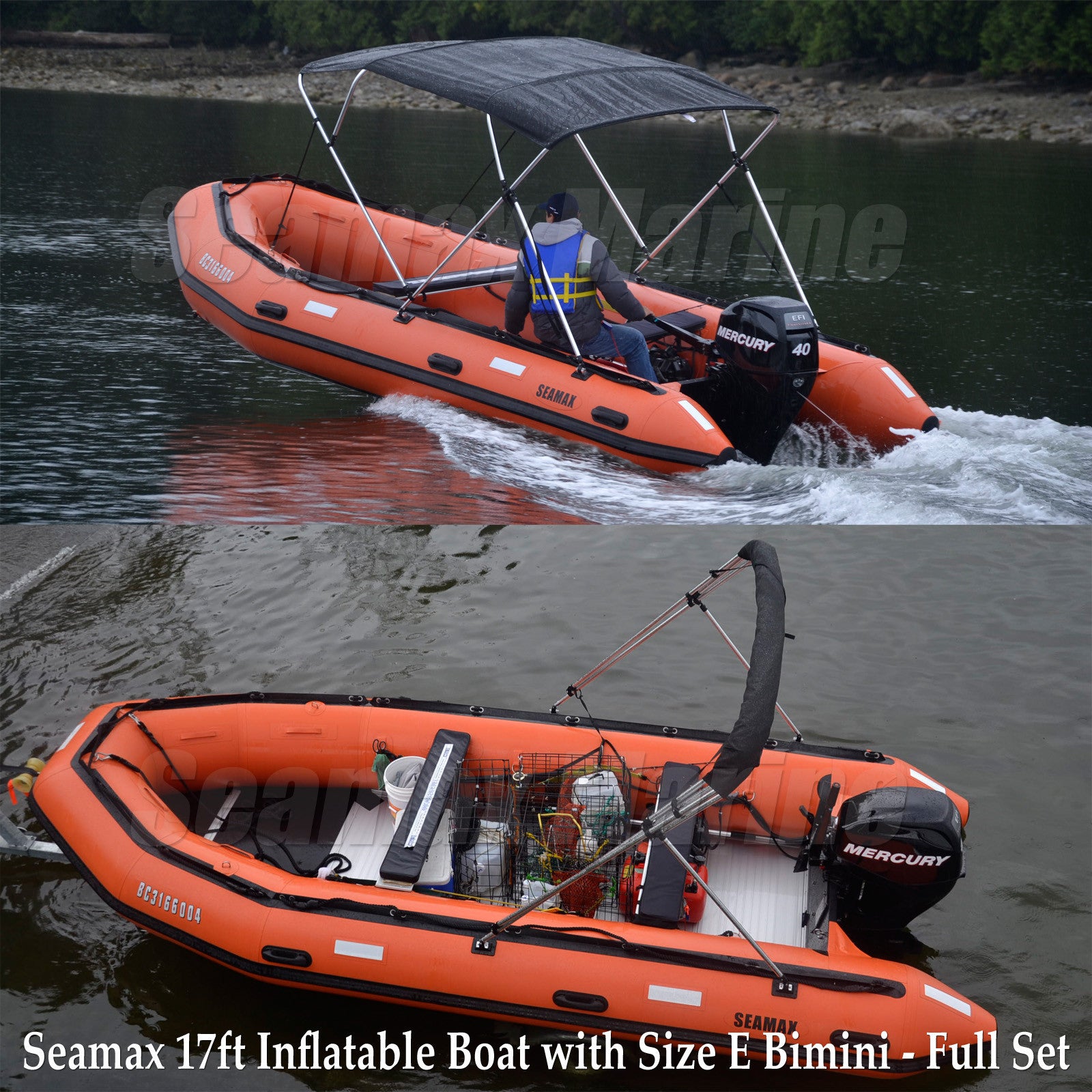 Seamax Developed Bimini Top Pontoon Fitting Kit for 