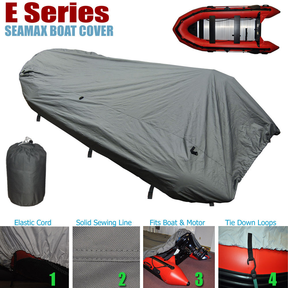 Inflatable Boat Cover, Beam 5.8-6.4ft, 5 Sizes fit 12.2-16.5ft