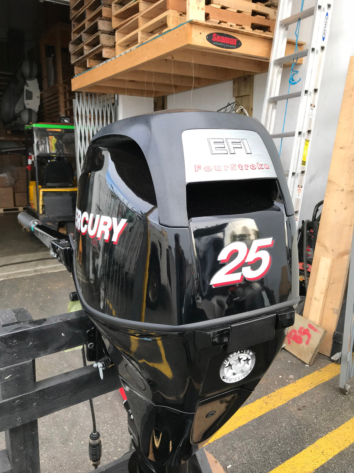 mercury 25 hp portable 4 stroke outboard motor, manual