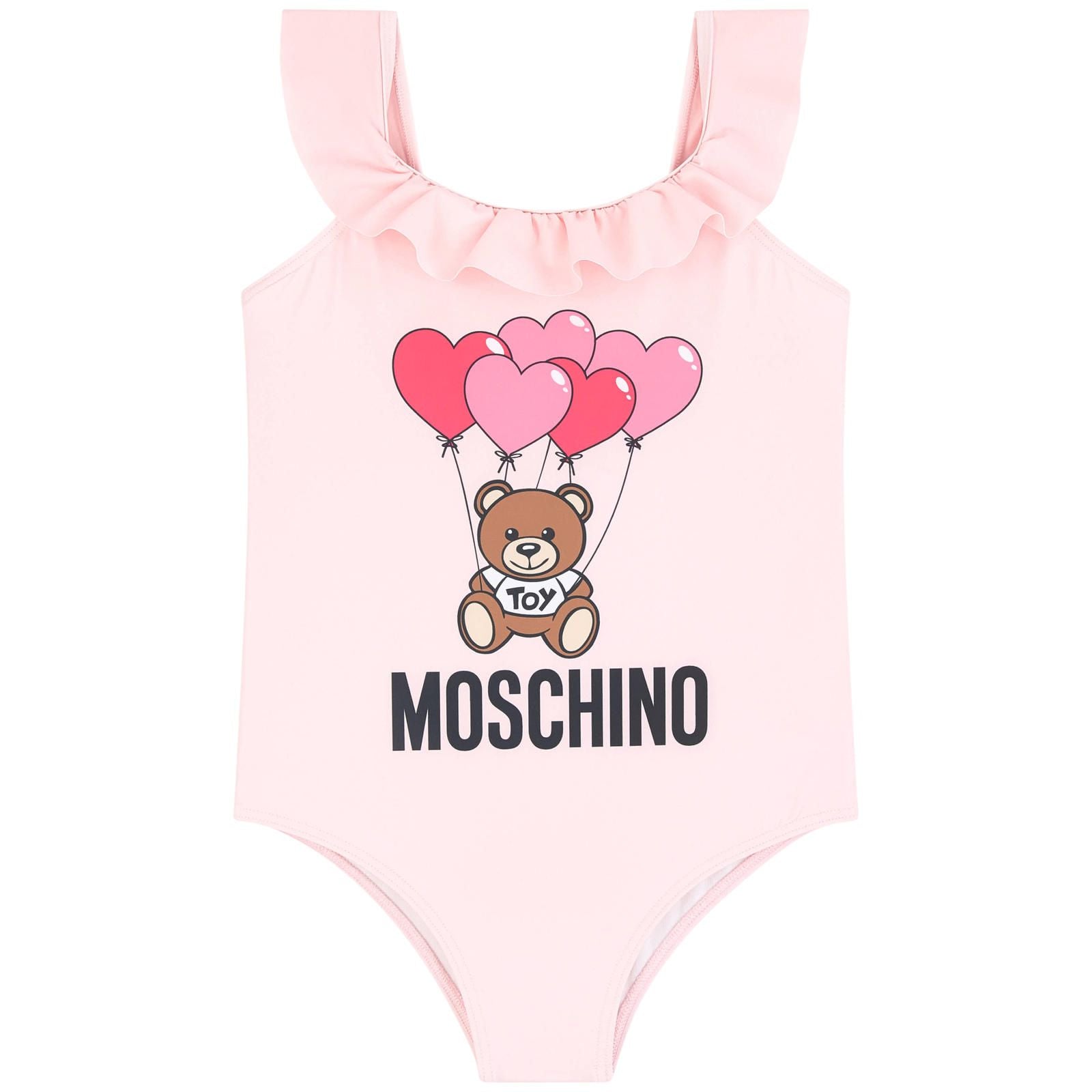 Moschino Heart Balloons Teddy Bear One Piece Swimsuit