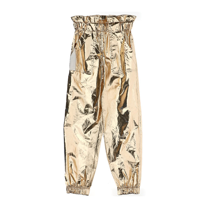 metallic joggers