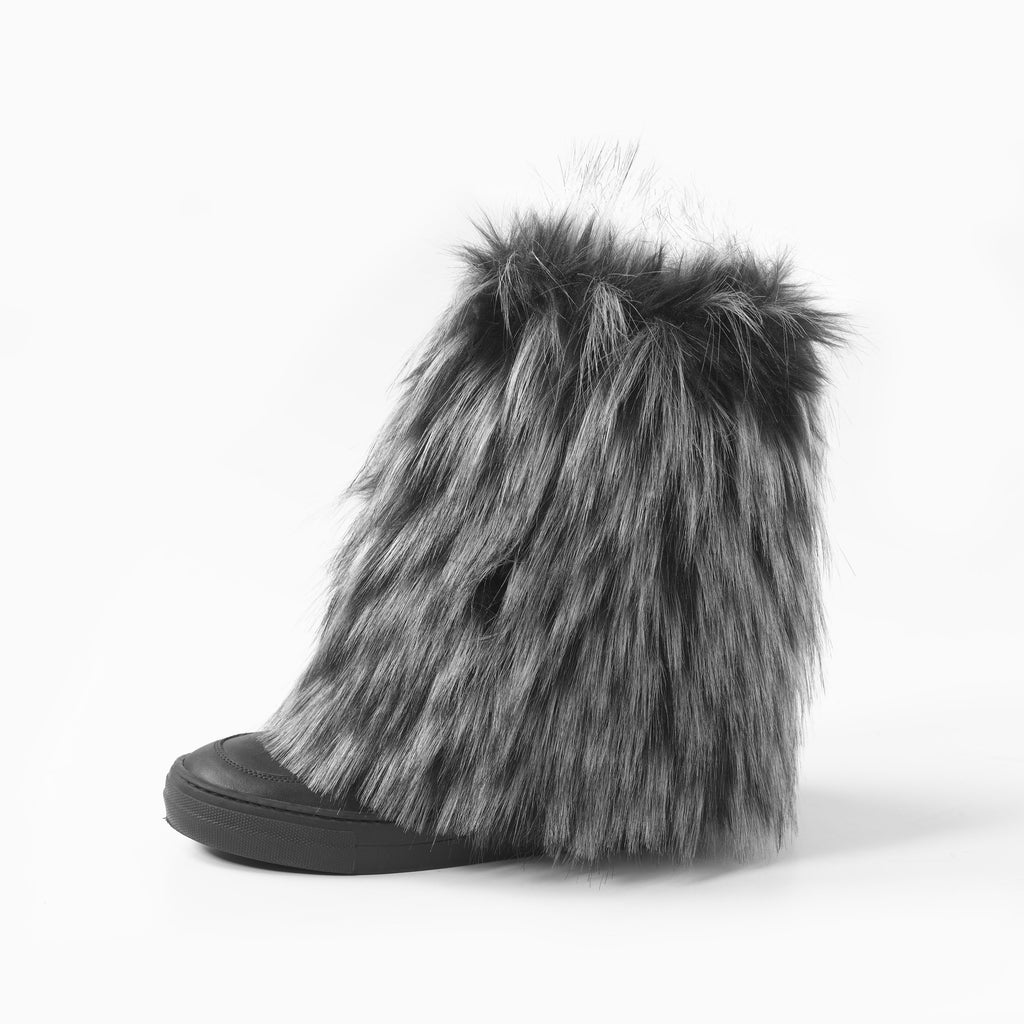 faux fur for boots