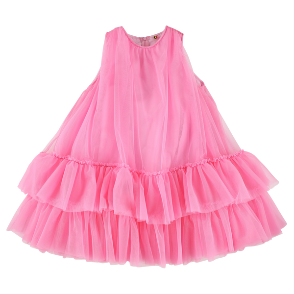 CAROLINE BOSMANS - “I LOVE HAHA” - Layered Dress - TULLE PINK