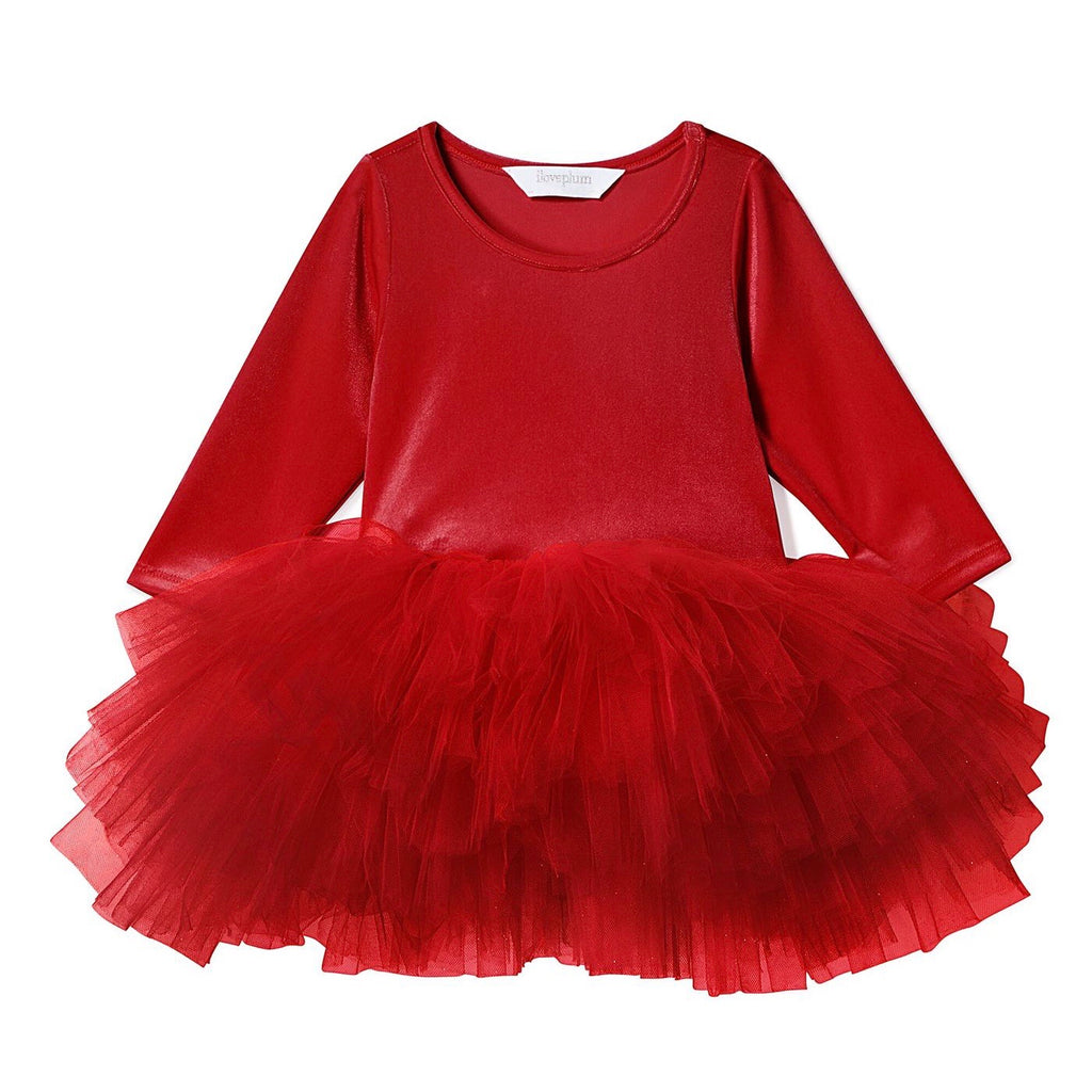 plum tutu dress