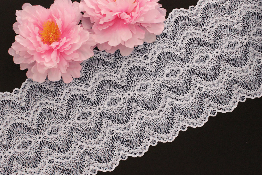 gray stretch lace