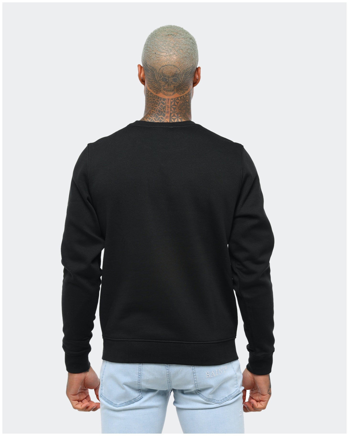 lacoste basic crew neck sweatshirt