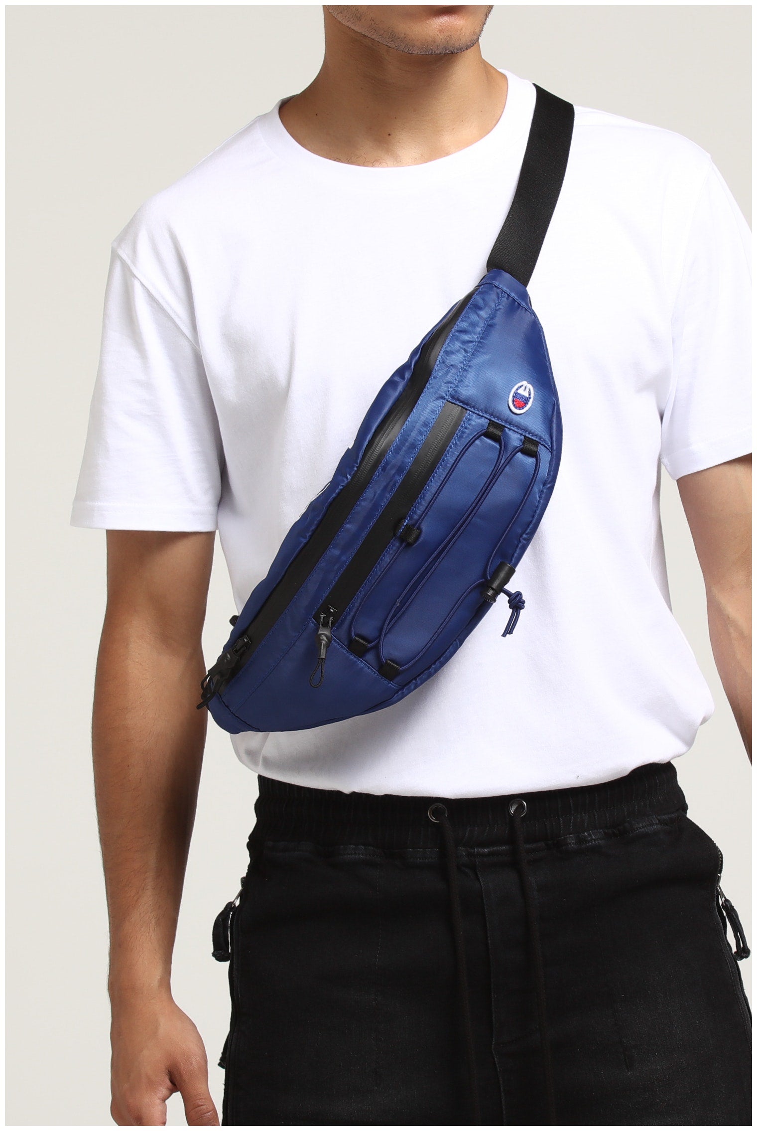 champion waist bag blue