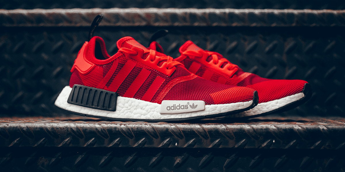 NMD R1 Red Colorway Shoe Laces - Lace Kings