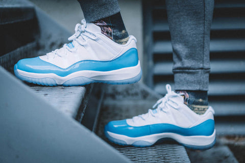 light blue jordan 11 low