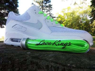 lime green shoelaces