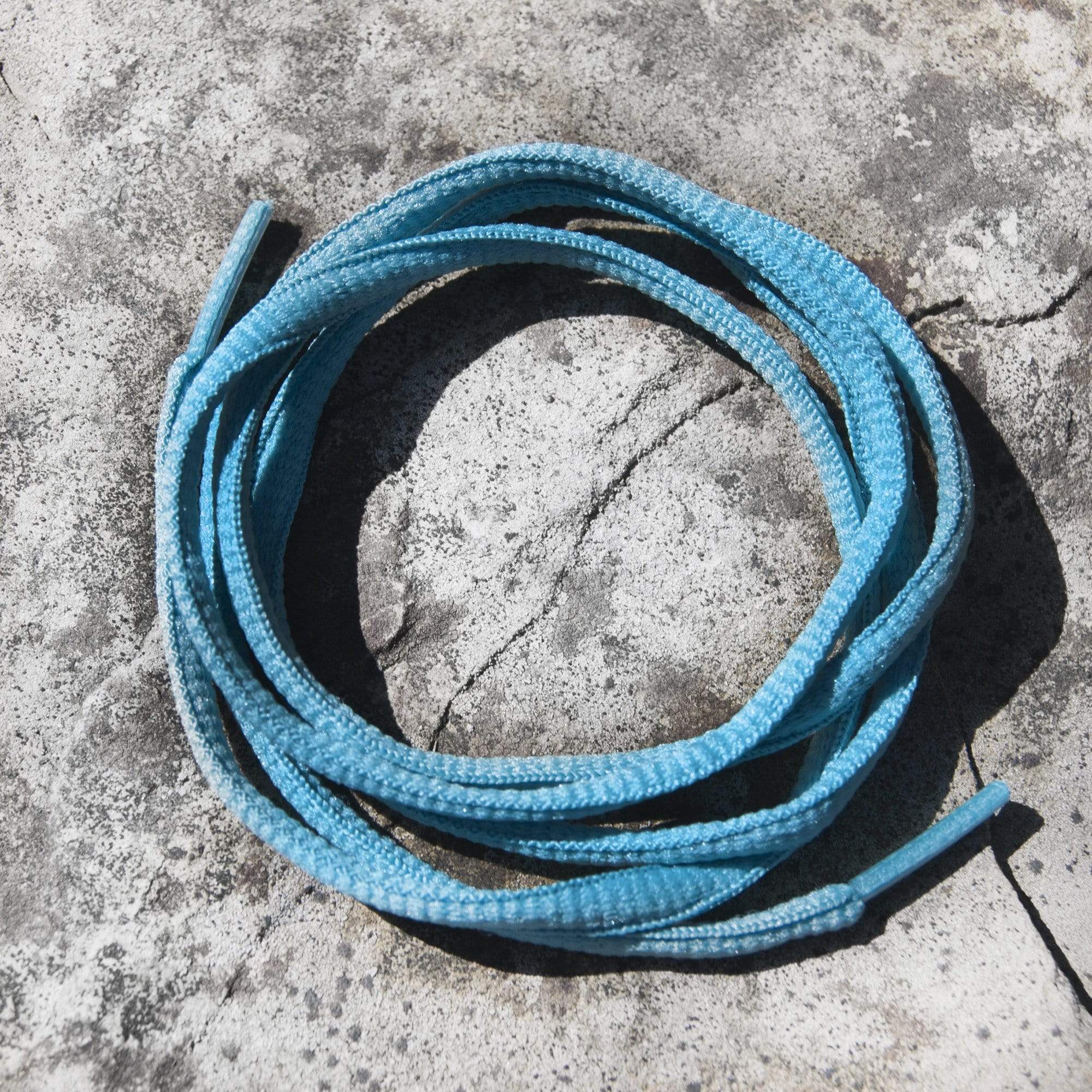 neon blue shoelaces