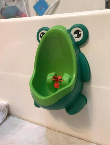 Baby Boy Frog Potty Urinal Pee Toilet Bathroom Training