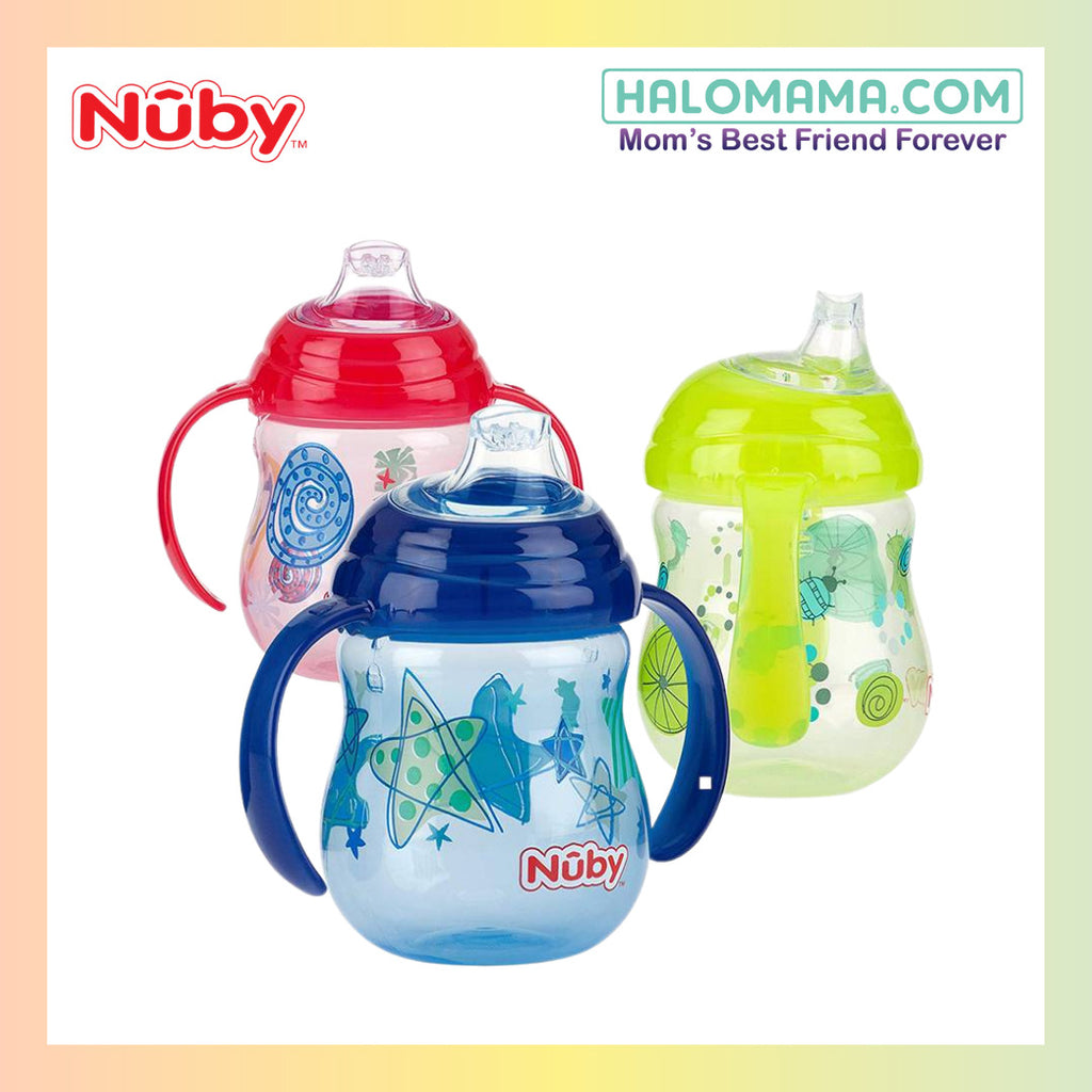 NUBY VASO 360 WONDER CUP ANTIDERRAME 10oz/300ml(Dragón) – piccolomondo