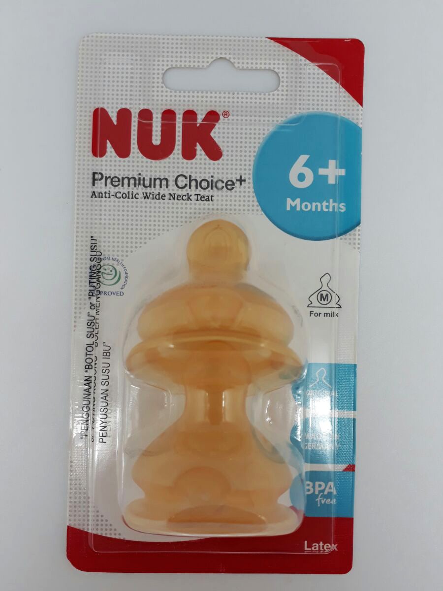 nuk latex teats size 2