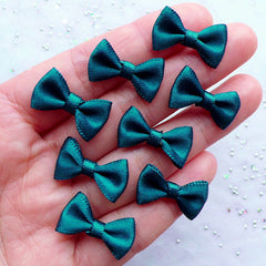 dark teal satin ribbon