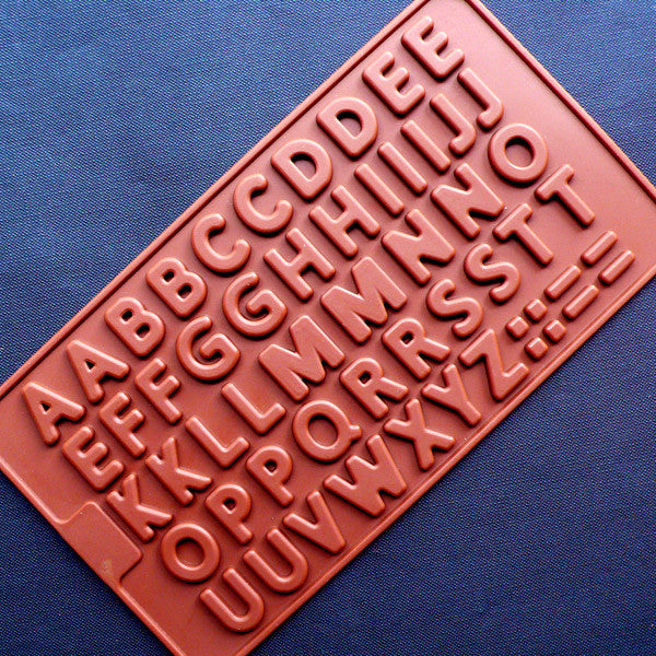 Alphabet Silicone Mold (52 Cavity) | Letter Mold | A to Z Mold | Food ...