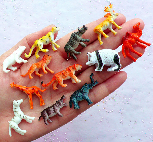 tiny plastic animals