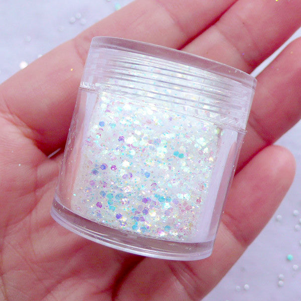 Bling Bling Hexagon Glitter Confetti | Holographic Flakes | Iridescent ...