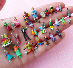 tiny plastic figures