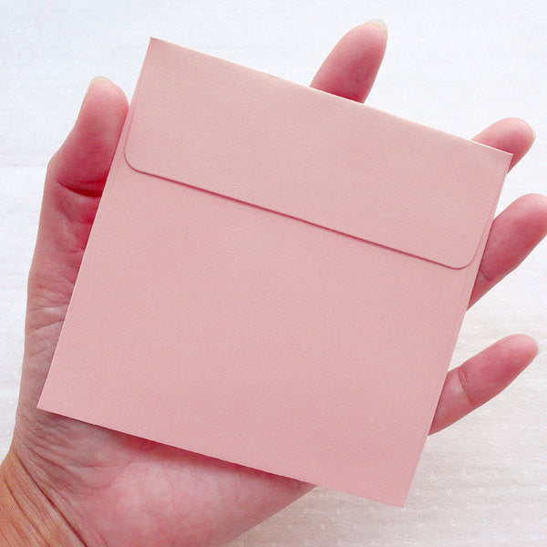 pink square envelopes small wedding envelope 10pcs 10cm x 10cm