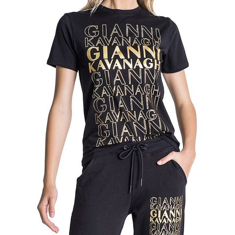 GIANNI KAVANAGH WOMENS EGO TEE - BLACK