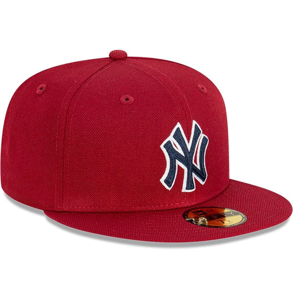 Buy New Era 59FIFTY Chain Stitch Fitted Cap Yankees - Cardinal online