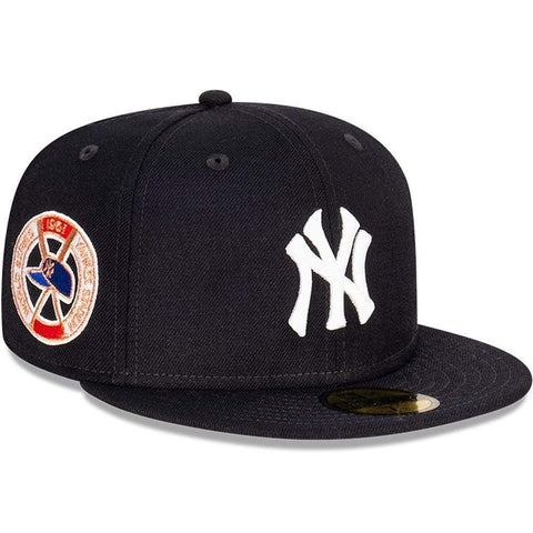 NEW ERA 59FIFTY WORLD SERIES FITTED CAP NEW YORK YANKEES - NAVY