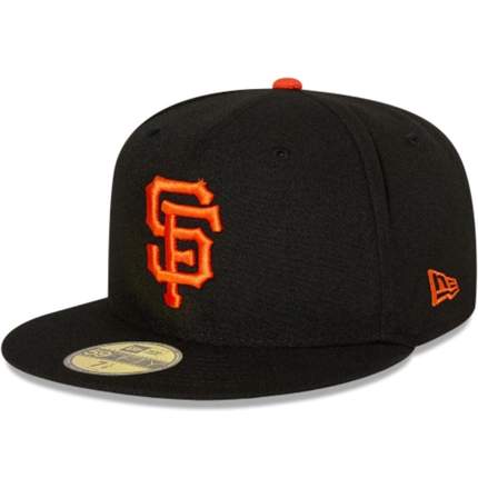 NEW ERA AUTHENTIC COLLECTION 59FIFTY FITTED CAP SAN FRANCISCO GIANTS - BLACK