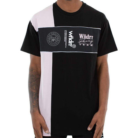 WNDRR JUDGEMENT PANEL TEE - BLACK / LILAC