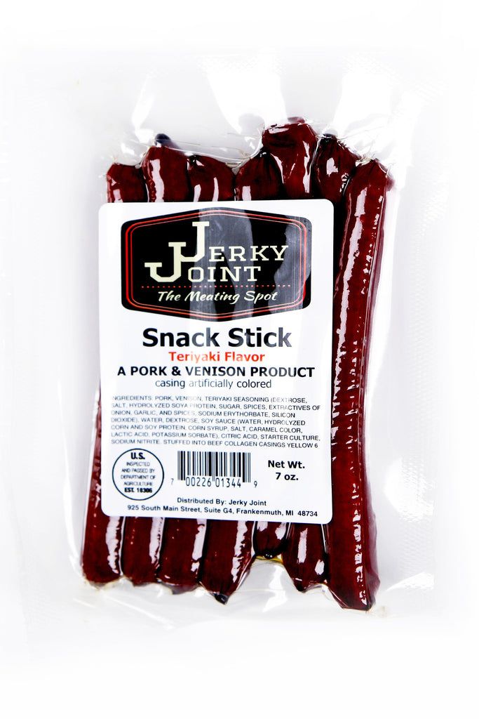 Teriyaki Venison Snack Sticks – Jerky Joint
