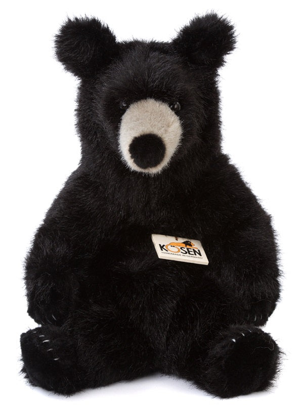 stuffed black bear real