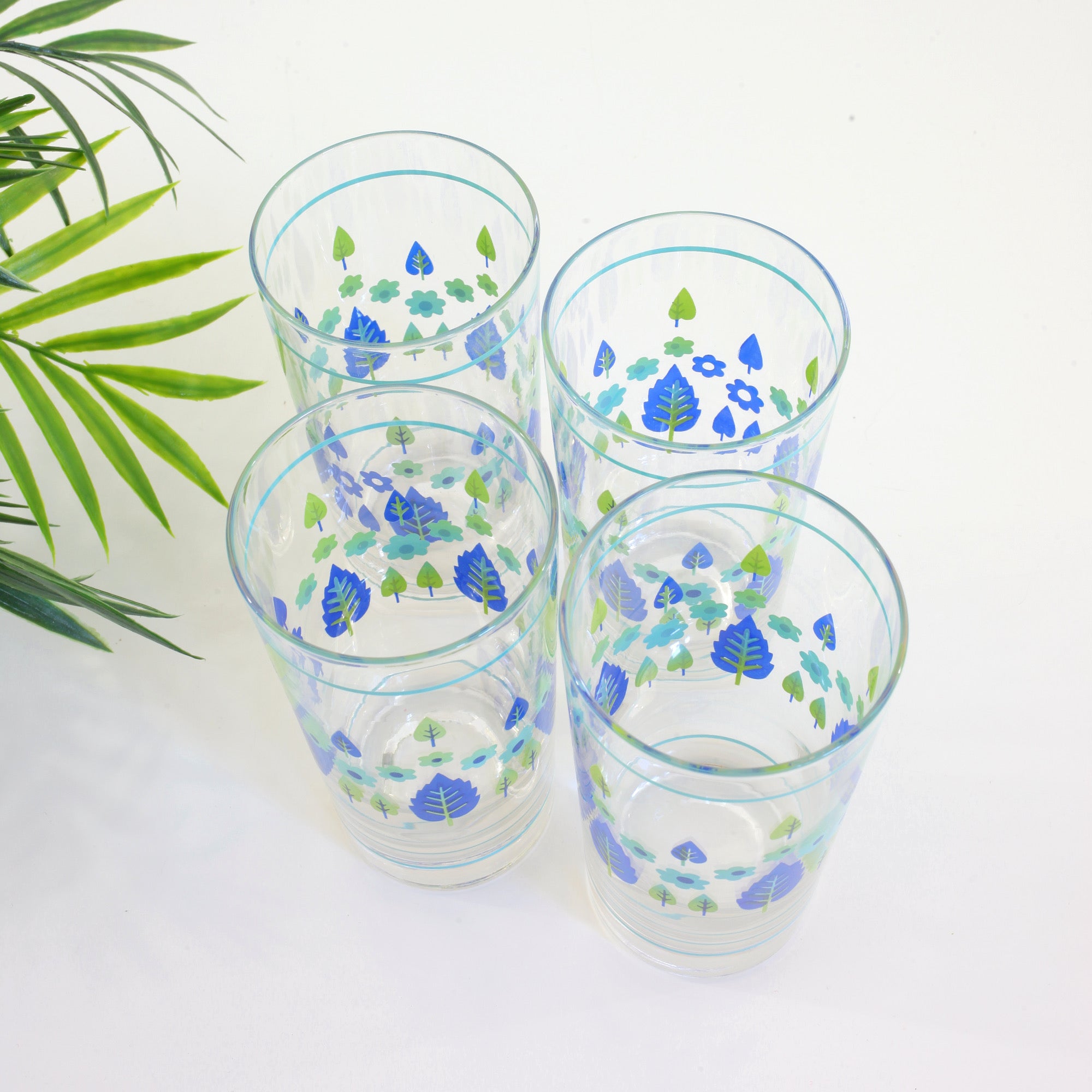 Mid Century Swiss Alpine Drinking Glasses