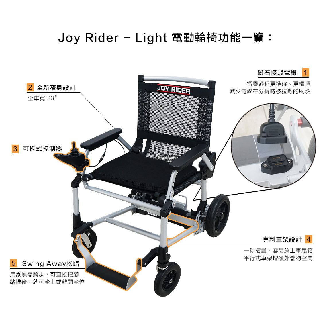 Joy Rider Light wheelchair