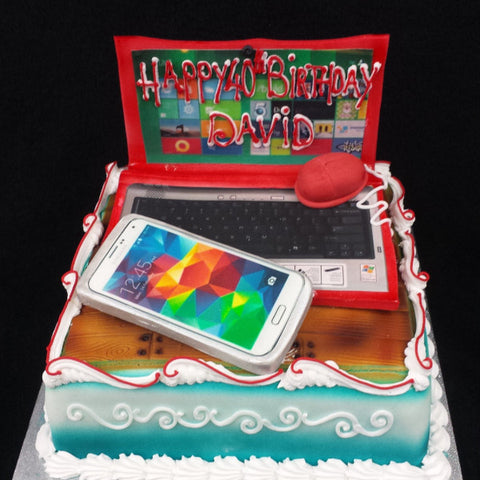 Laptop Birthday Cake Celticcakes Com