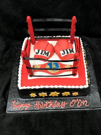 Wrestling Theme Cake | Farah's Dessert Heaven – FARAH'S DESSERT HEAVEN