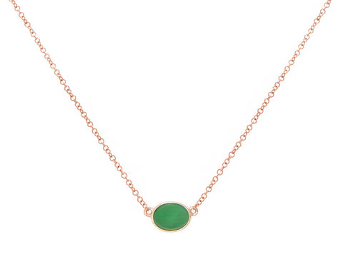 jade rose necklace