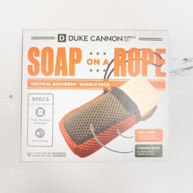 Duke Cannon Supply Co. Tactical Scrubber, Soap On a Rope