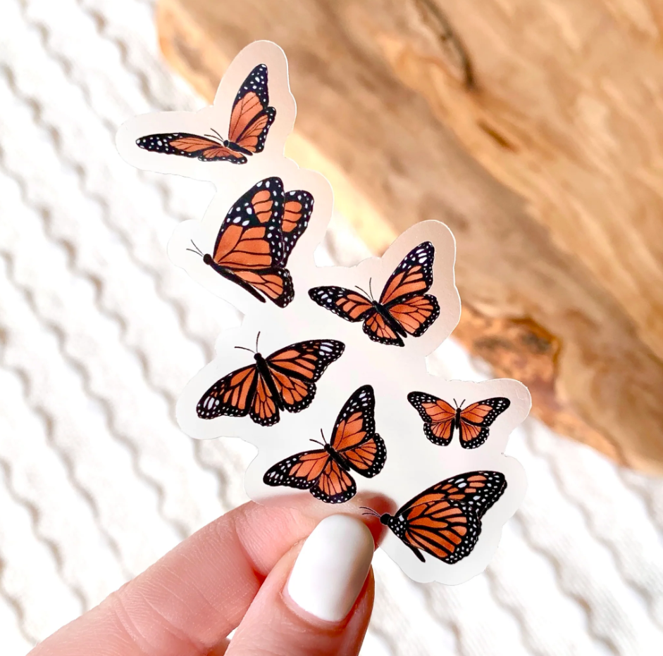 Butterfly Decal - Flying Butterfly Sticker