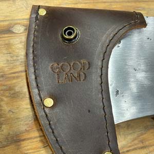 Goodland Sheath Engraving for Brant & Cochran Axe